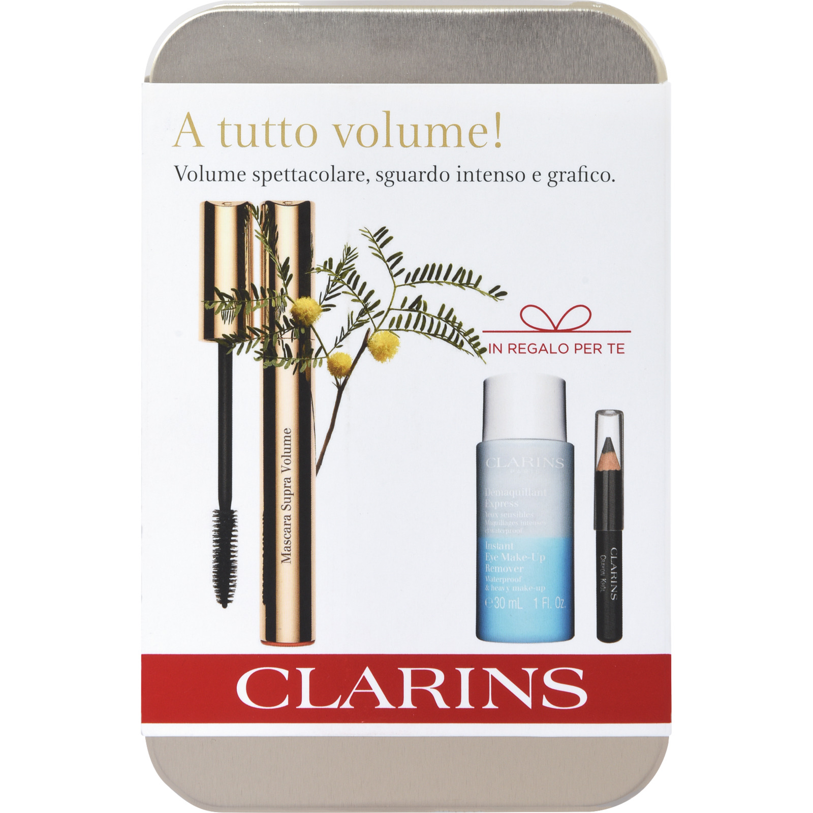 Clarins Mascara Supra Volume Set, 3-teilig