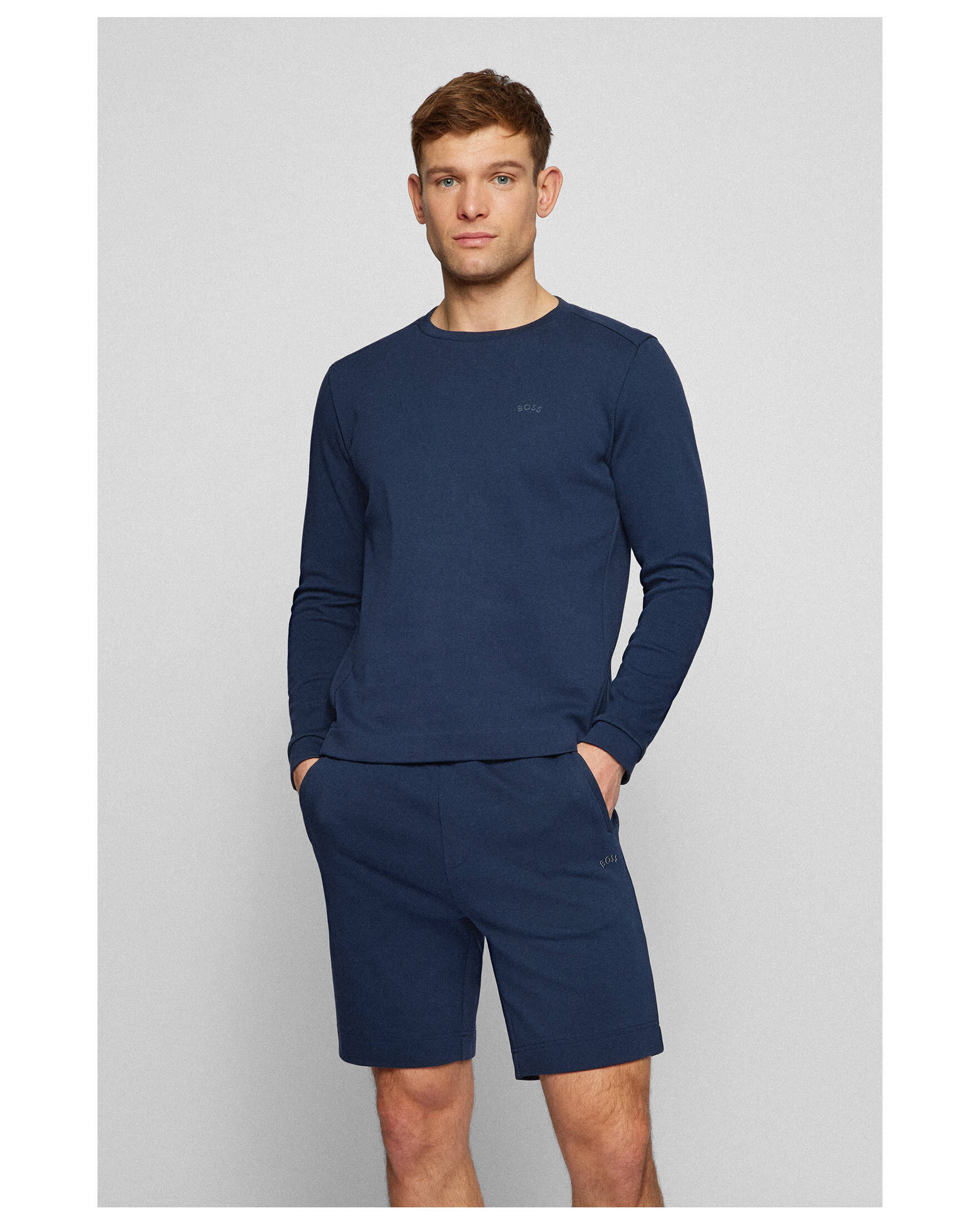 BOSS| Herren Sweatshirt SALBO CURVED