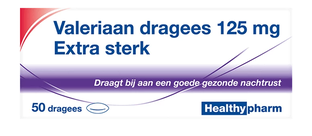 Healthypharm Valeriaan 125mg Extra Sterk Dragees 50ST