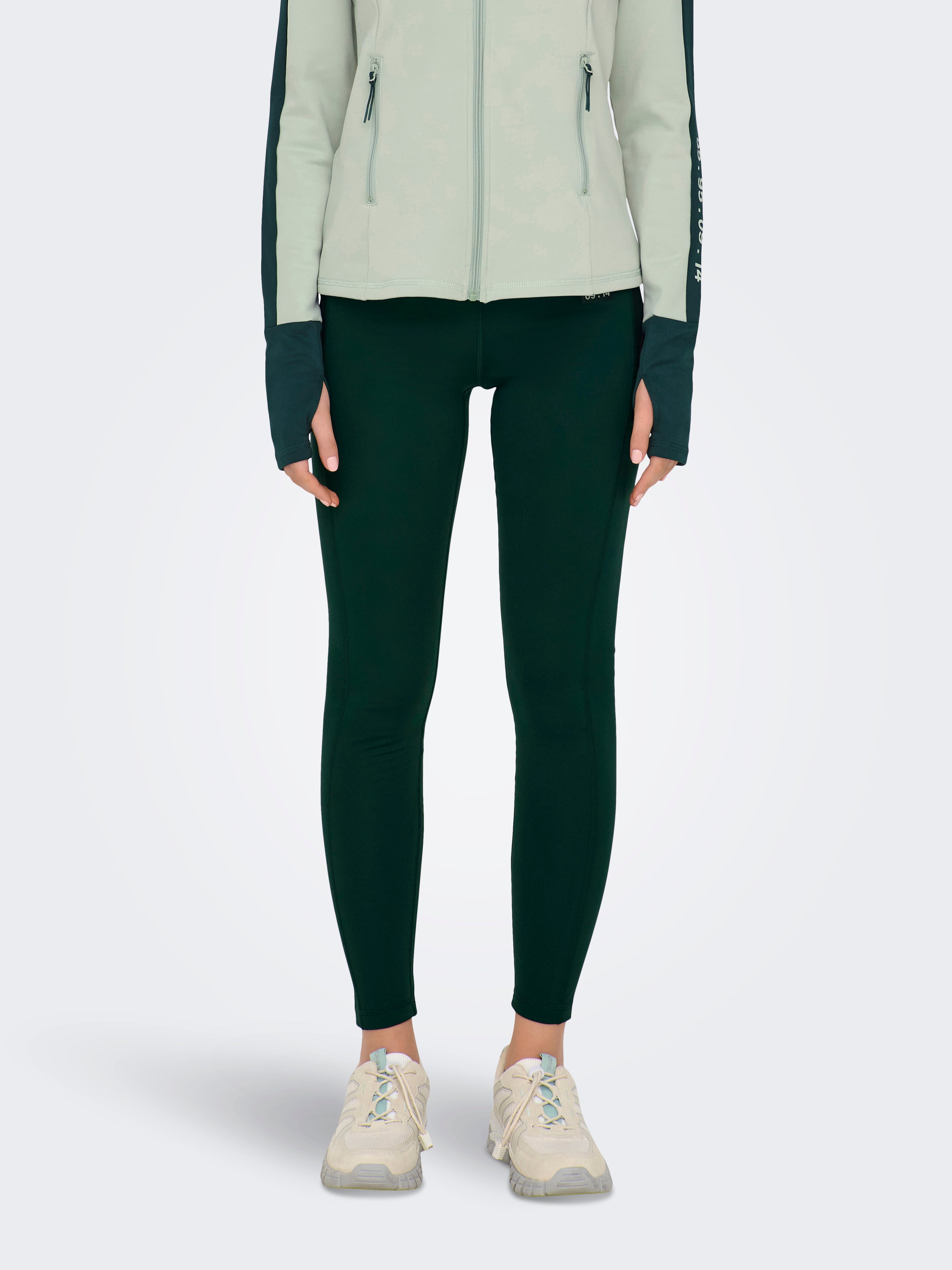 ONPRYA-2-STONE Hohe Taille Enger Schnitt Sportleggings Scarab