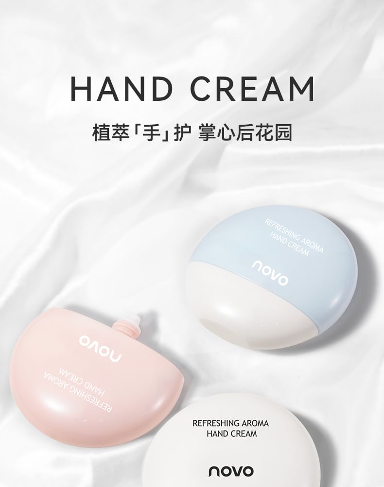 NOVO - Verfrissende Aroma Handcrème - 3 Soorten