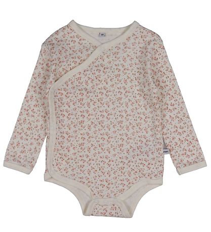 Pippi Baby Slå-om Bodyer l/æ - 4-pak - Burlwood