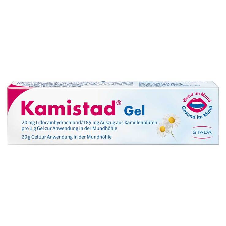 Kamistad Gel bei Zahnfleischentzündungen und Aphten, 20 g
