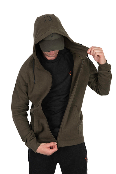 Gilet Fox Collection LW Hoody Green & Black