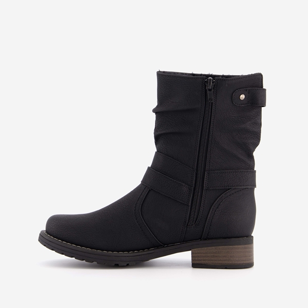 Blue Box dames enkellaarsjes zwart
