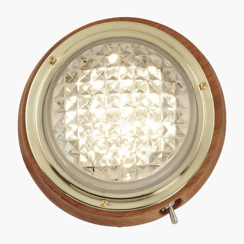 Båtlampe Led, teak