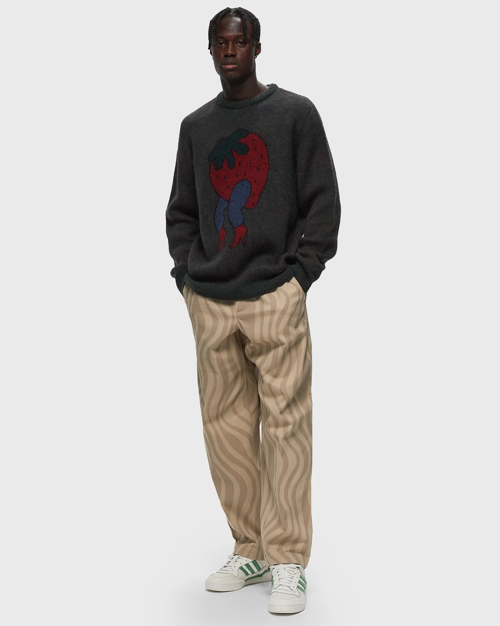 By Parra flowing stripes pants