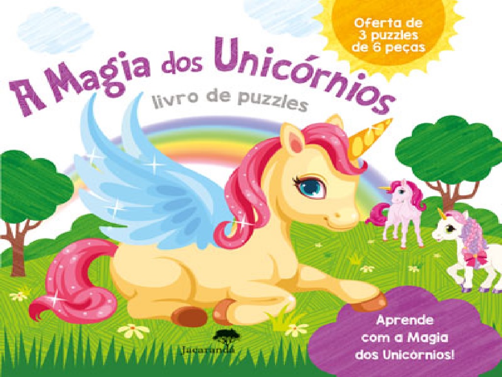 A MAGIA DOS UNICÓRNIOS LIVRO DE PUZZLES