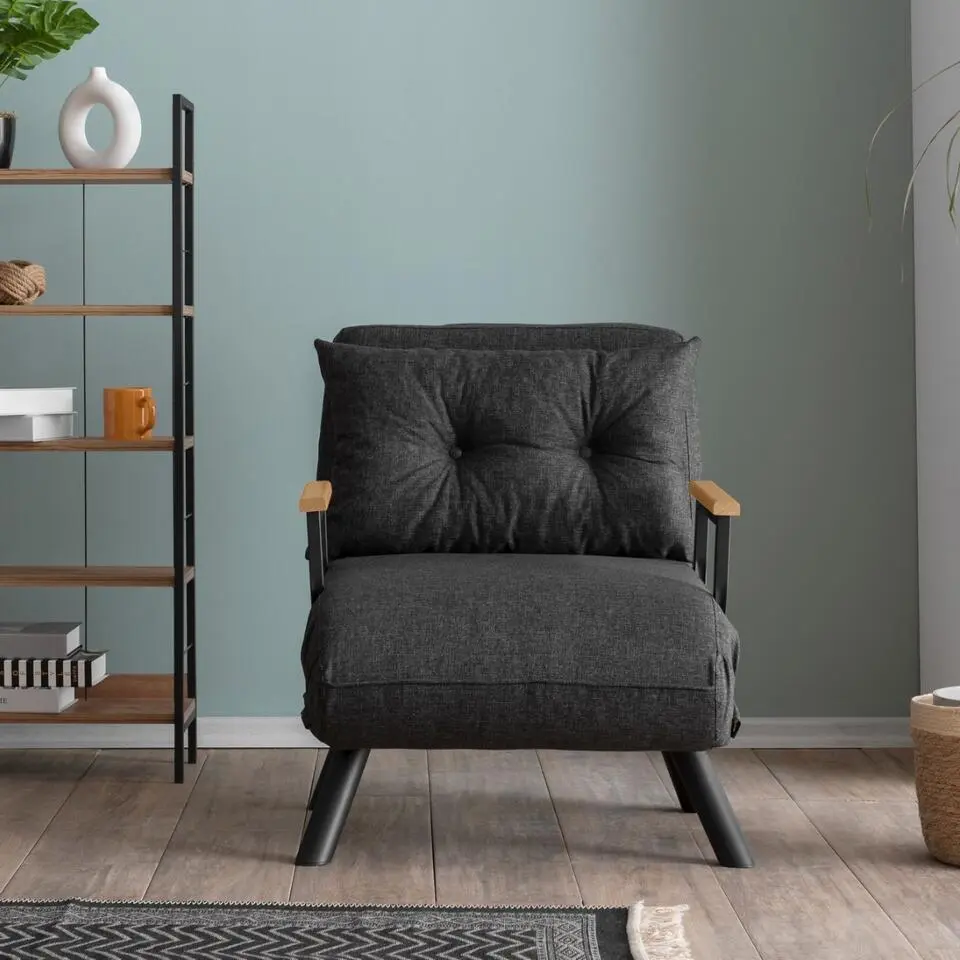 CALICOSY - Slaapfauteuil in stof SANDO - 50x67x41 cm