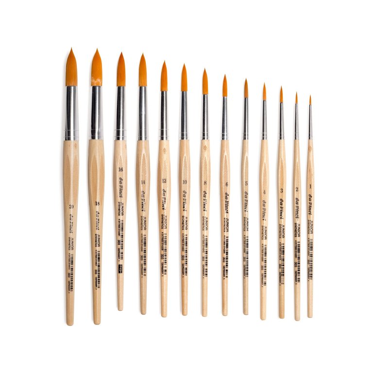 Da Vinci Schulpinsel Junior Synthetics, rund
