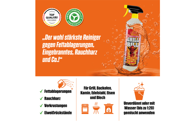 WOSHUP! Grill Bill Grillreiniger 1 Liter