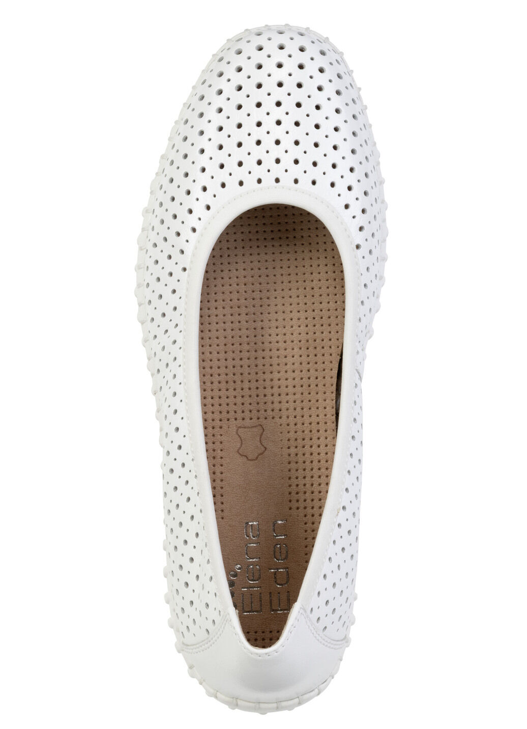 ELENA EDEN, sommerliche Damen-Ballerinas, Weite G, mit herausnehmbarem Fussbett