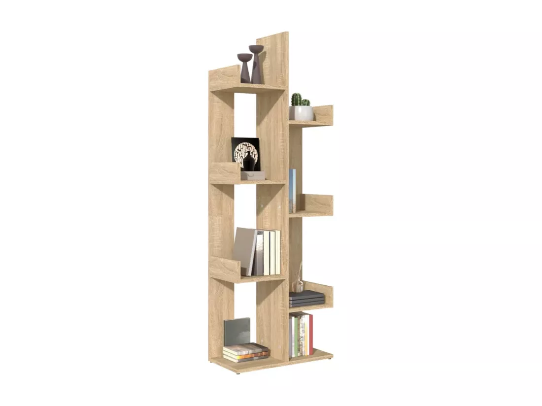 Bibliothèque Chêne sonoma 48x25,5x140 cm Aggloméré