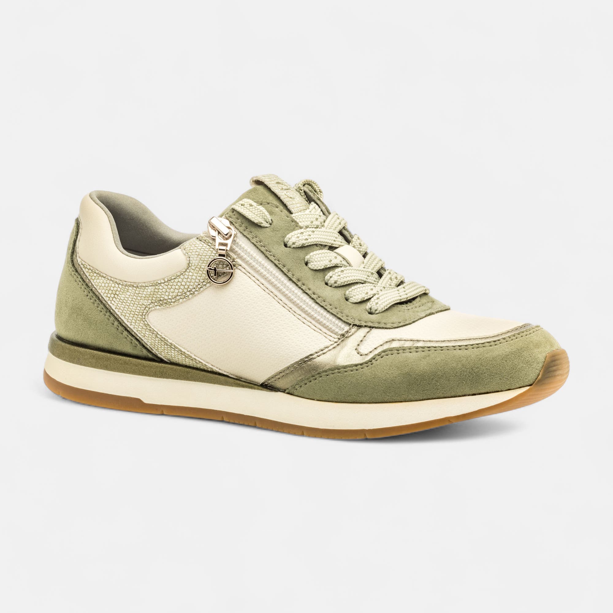 Baskets basses Femme vert clair