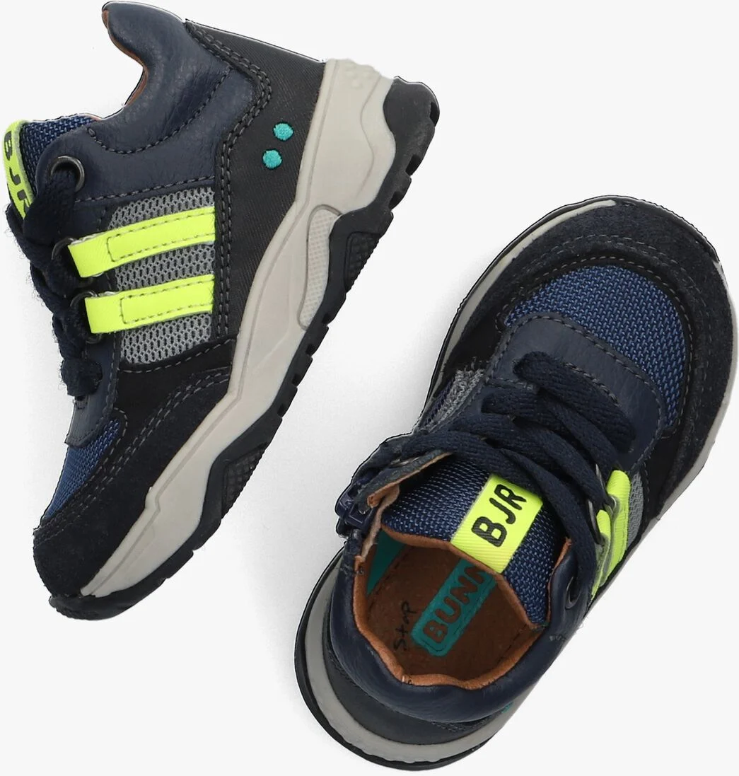 BUNNIESJR blauwe bunniesjr hoge sneaker gabriel gein
