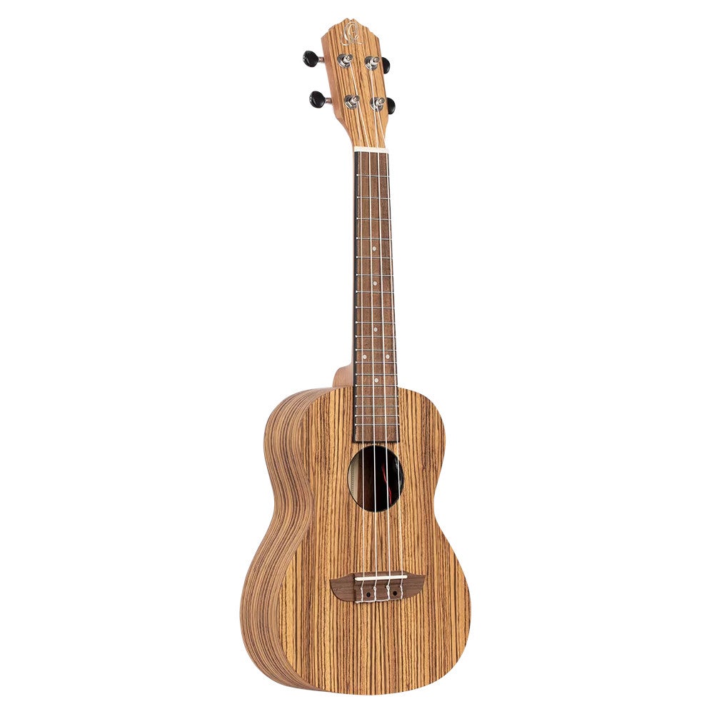 Ortega RFU11ZE-L Timber Series Natural linkshandige E/A concert ukelele met gigbag