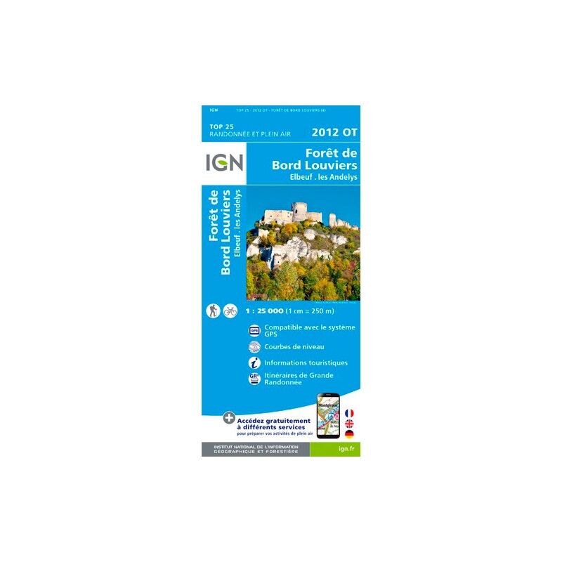 Forêt De Bord - Louviers - Carte topographique