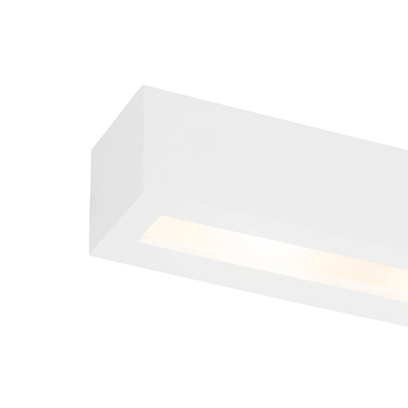 Moderne witte wandlamp met 2 lampen - Tjada Novo