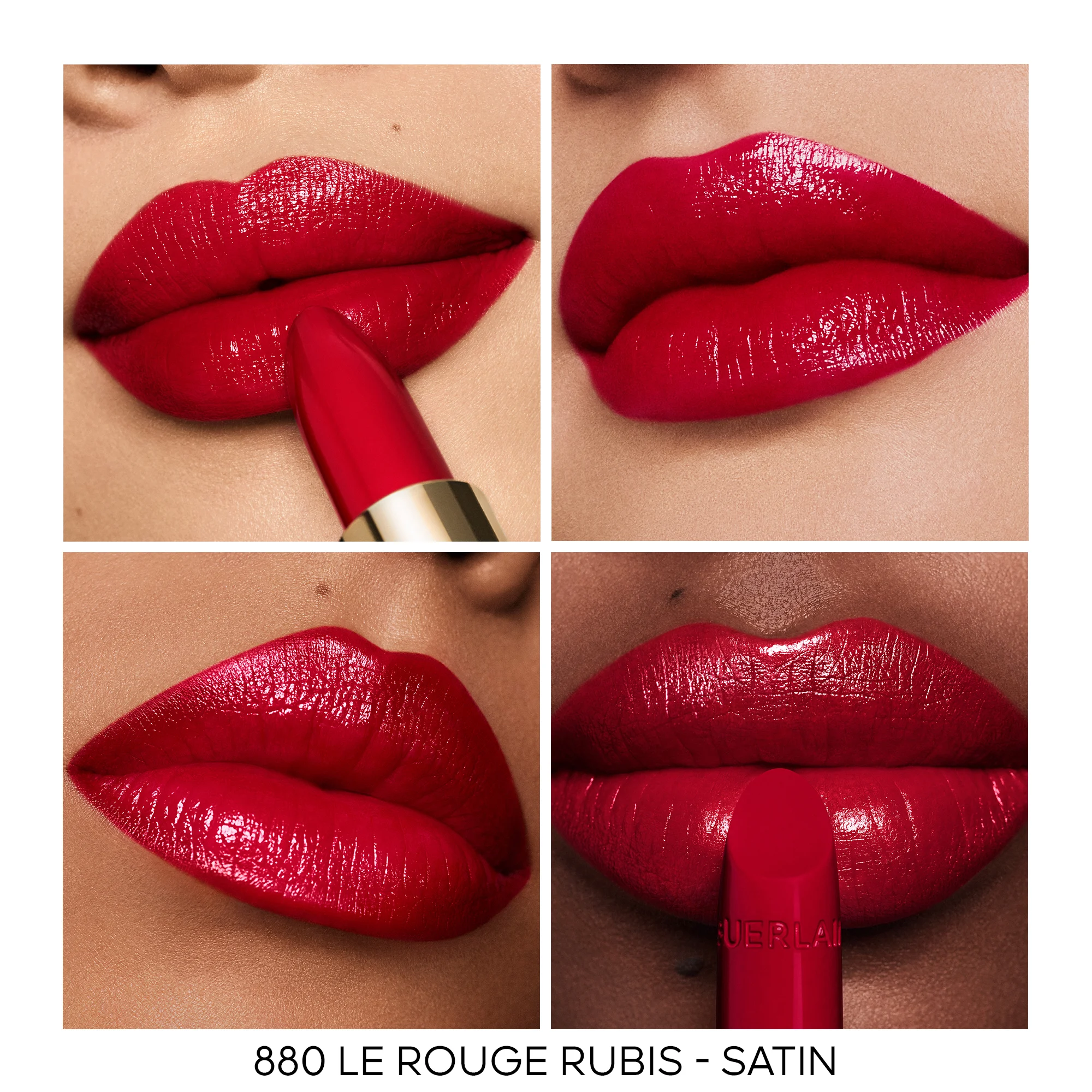 ROUGE G La recharge - Le rouge à lèvres soin personnalisable |- 880 LE ROUGE RUBIS - SATIN