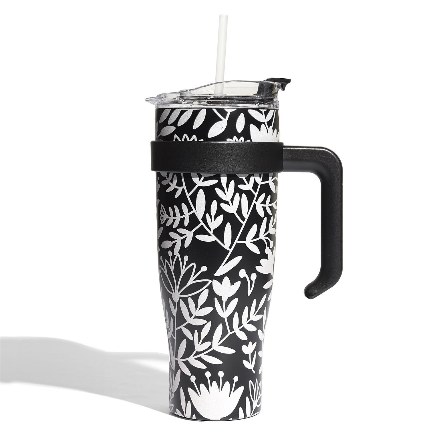 MUG TRANSPORT MIAMI BLANC NOIR 1.2L