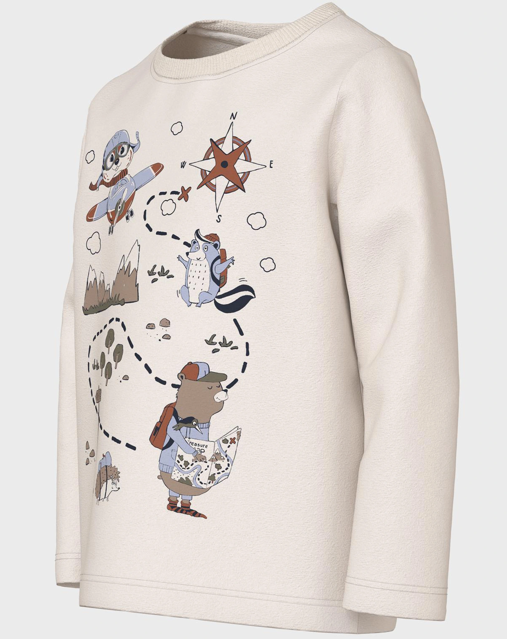 Langarmshirt NMMVUX TRAVELLING in jet stream