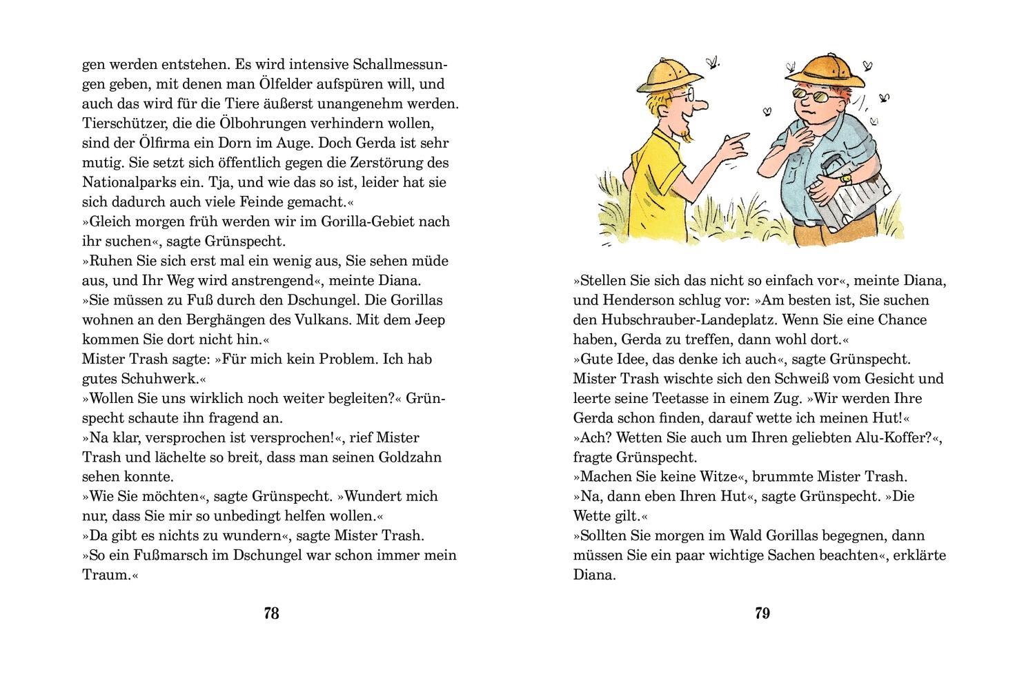 Safari bei den Berggorillas / Die Olchis-Kinderroman Bd.8