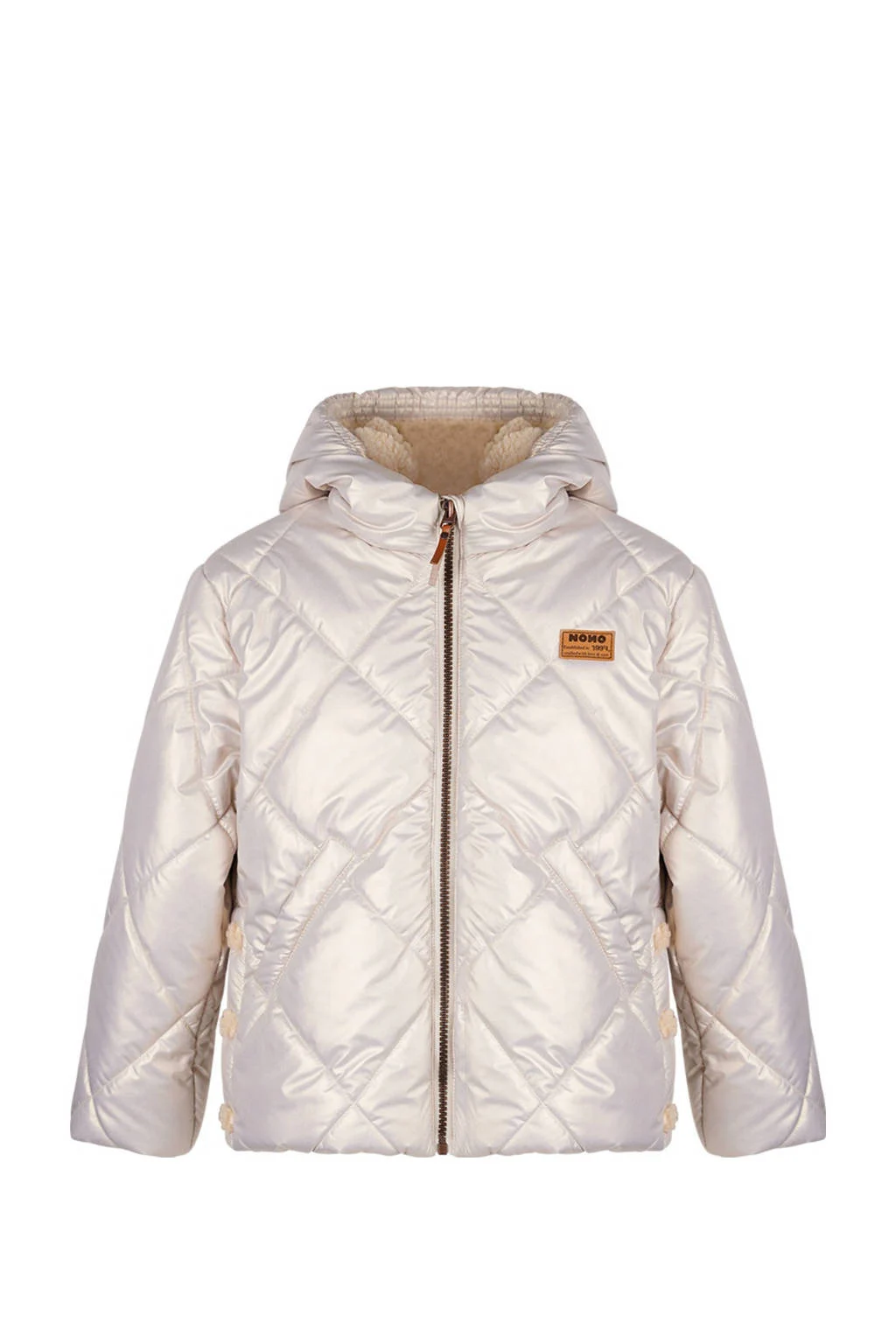 NONO gewatteerde jas beige