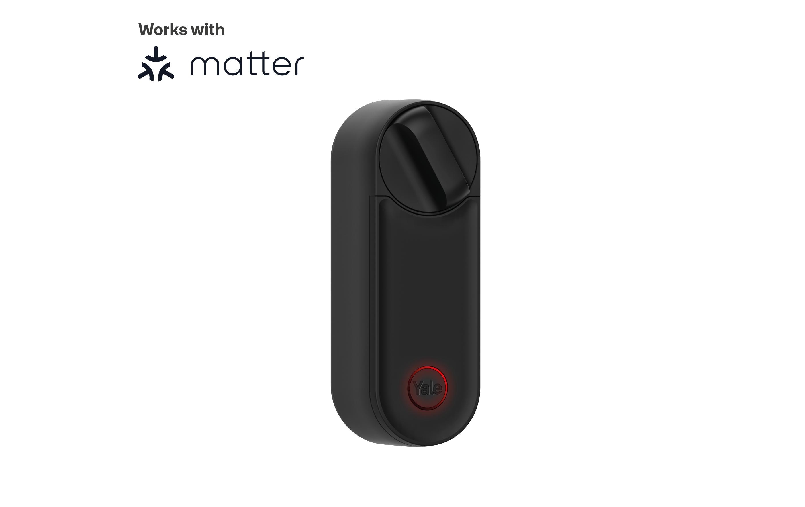 Linus L2 Smart Lock K-Kit, Schwarz<br>Intelligentes Türschloss, mit WLAN- und Bluetooth- und NFC- Verbindung