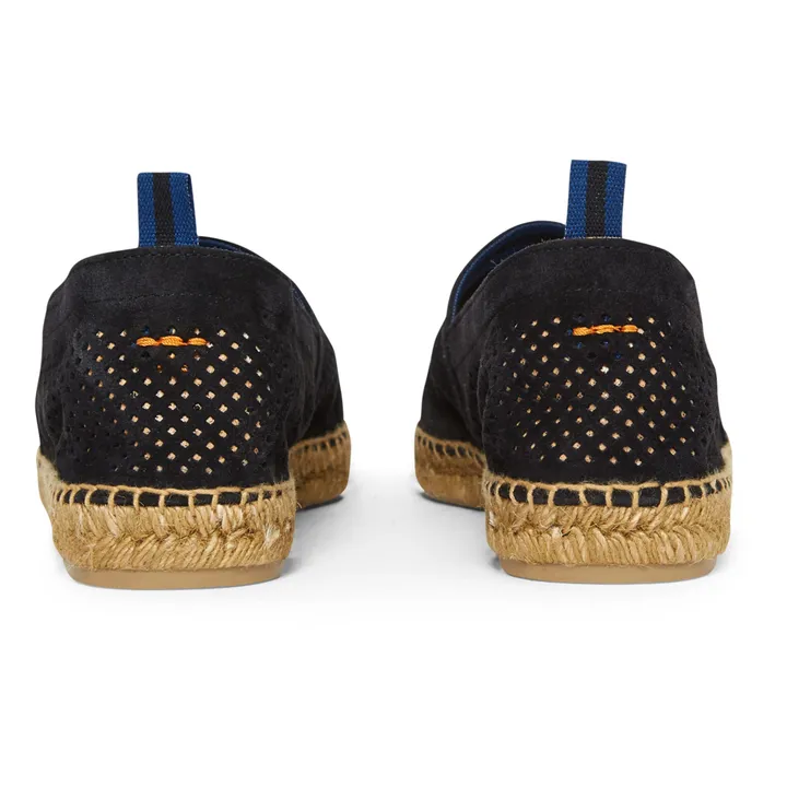 Castaner Espadrilles Pablo Suède Perforées | Noir