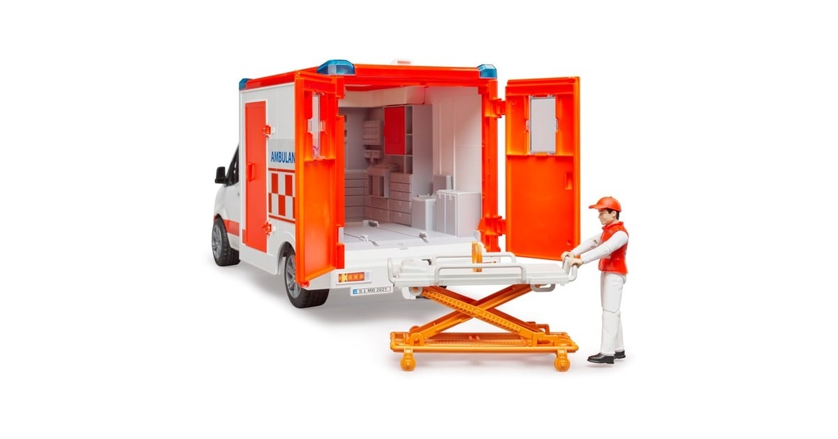bruderMB Sprinter ambulance met chauffeur Modelvoertuig  (02676)