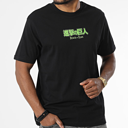 Tee Shirt Oversize Trio Noir Vert