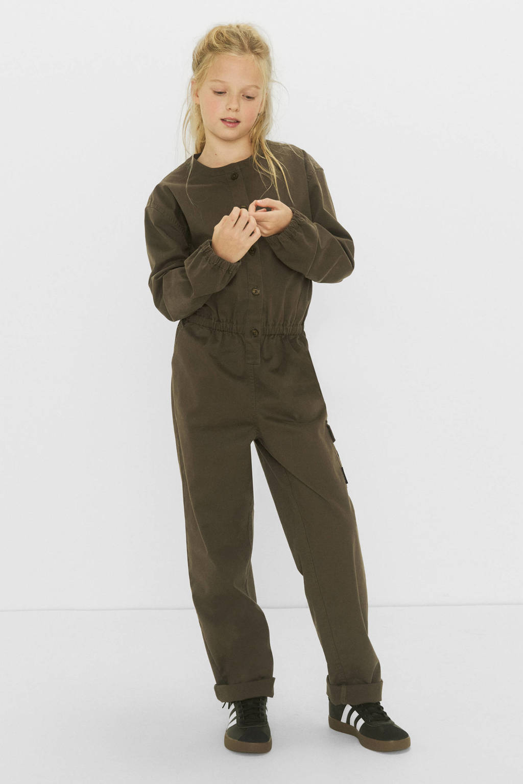 Me & My Monkey boilersuit Roxanne groen