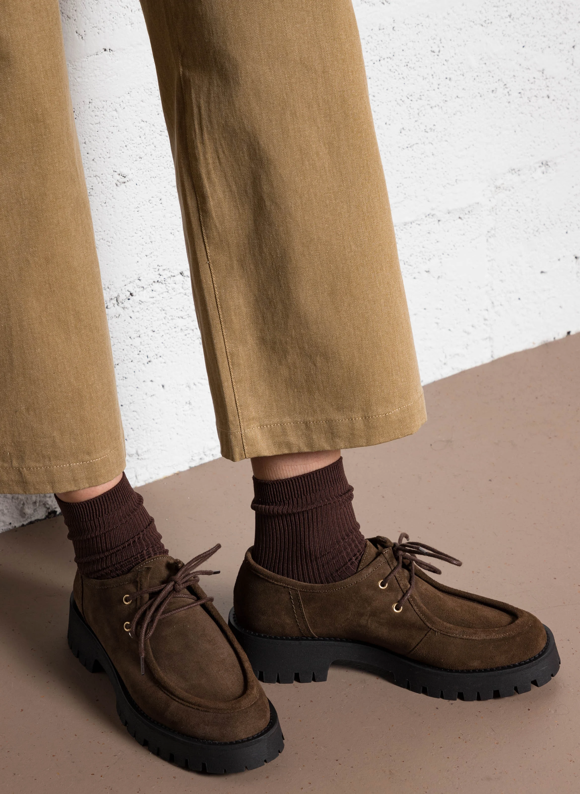 BELLA - Derbies en cuir | Jaune