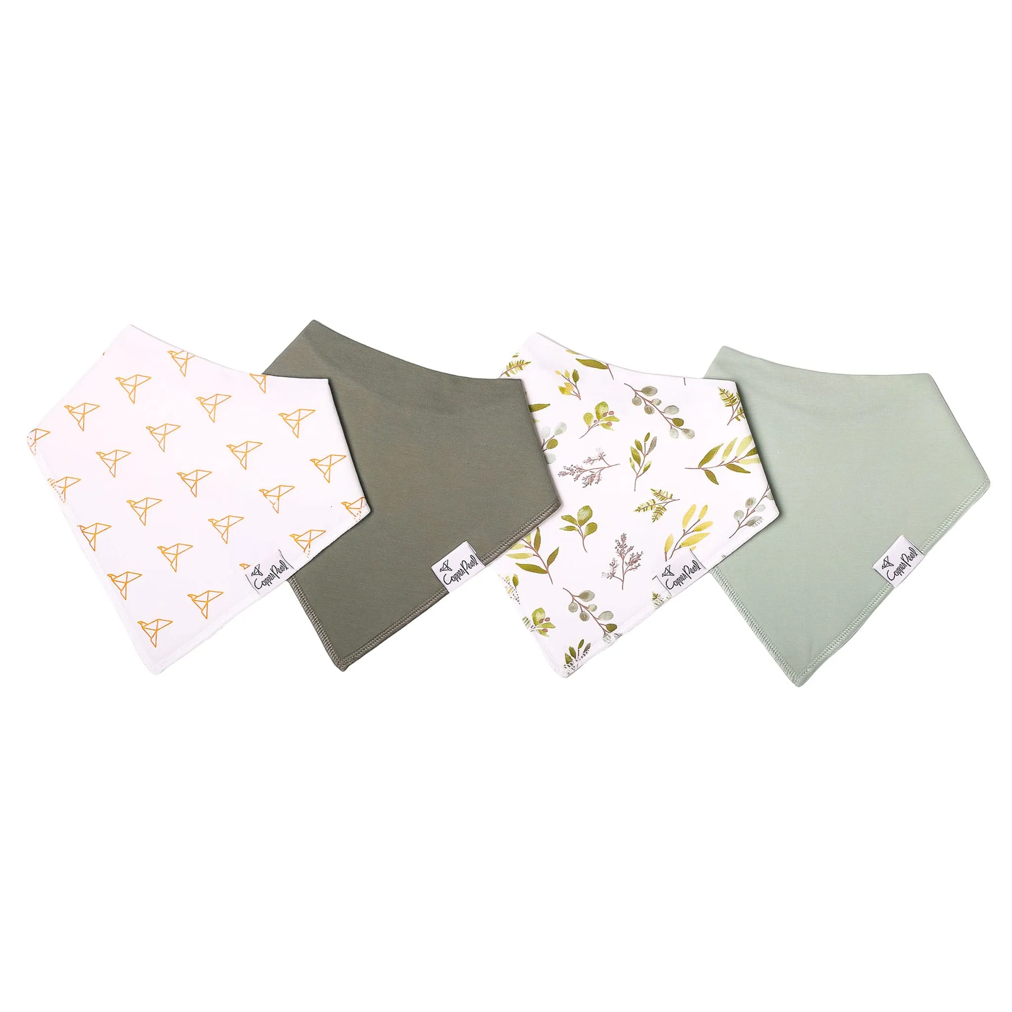 Copper Pearl Bavoirs Paquet de 4 - Feuilles Haven