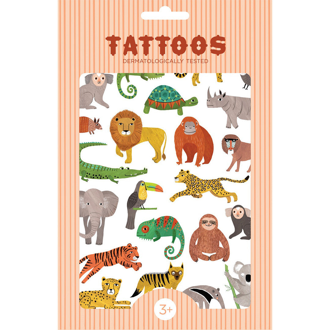 Petit monkey tattoos jungle animals