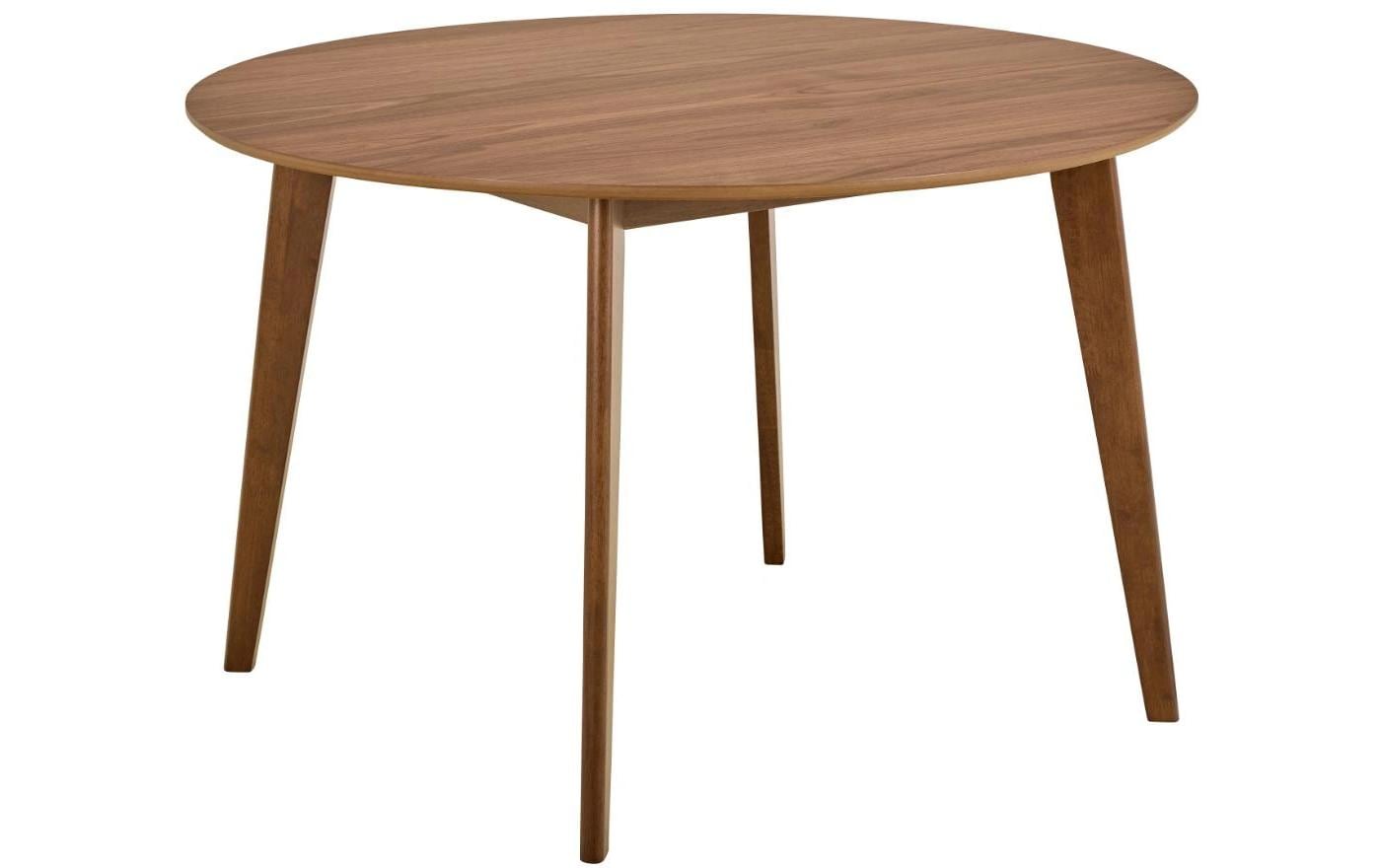 Tisch Roxby 120 x 76 cm, Braun<br>Eleganter, runder Esstisch aus Naturholz
