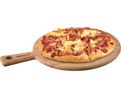 Austin and Barbeque AABQ Pizza Paddle Wood