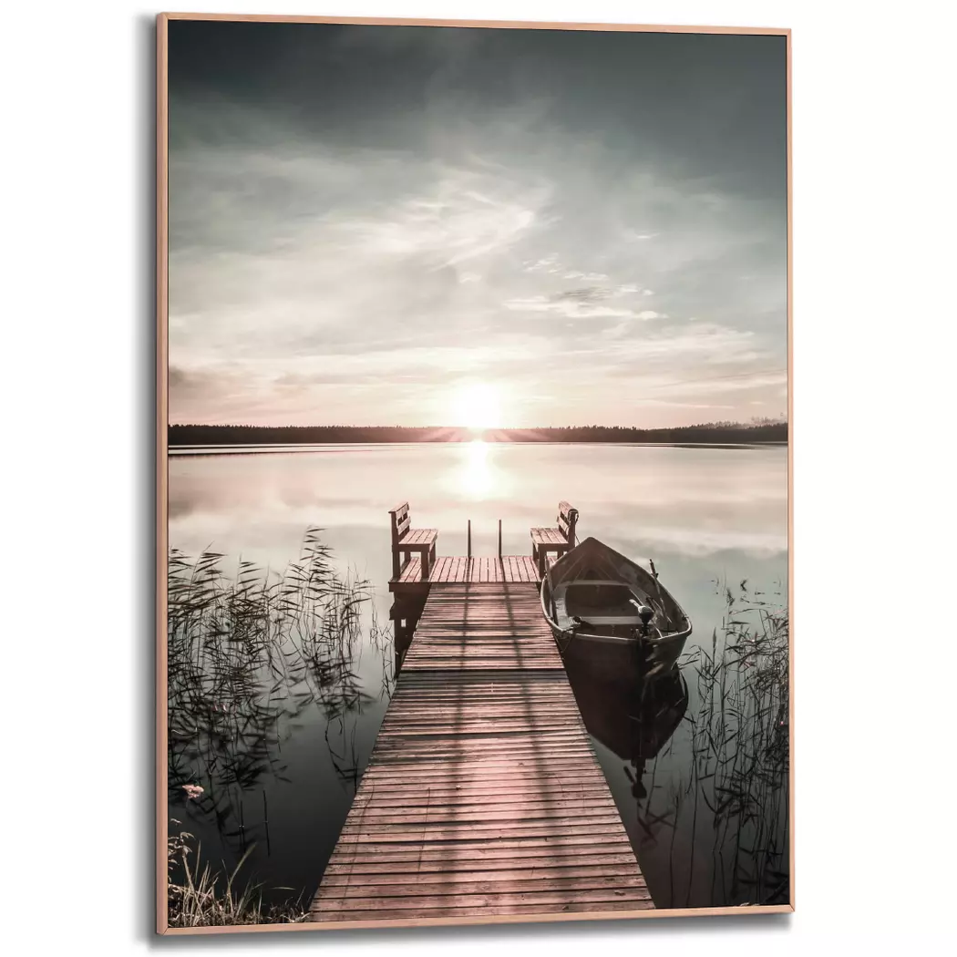 Wandbild 50 x 70 cm Scandic Jetty