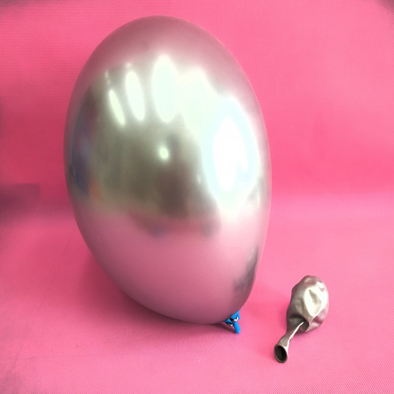 (50er Set) Ø30cm Party Deko Ballons Latex Metallic Luftballons - Bunt