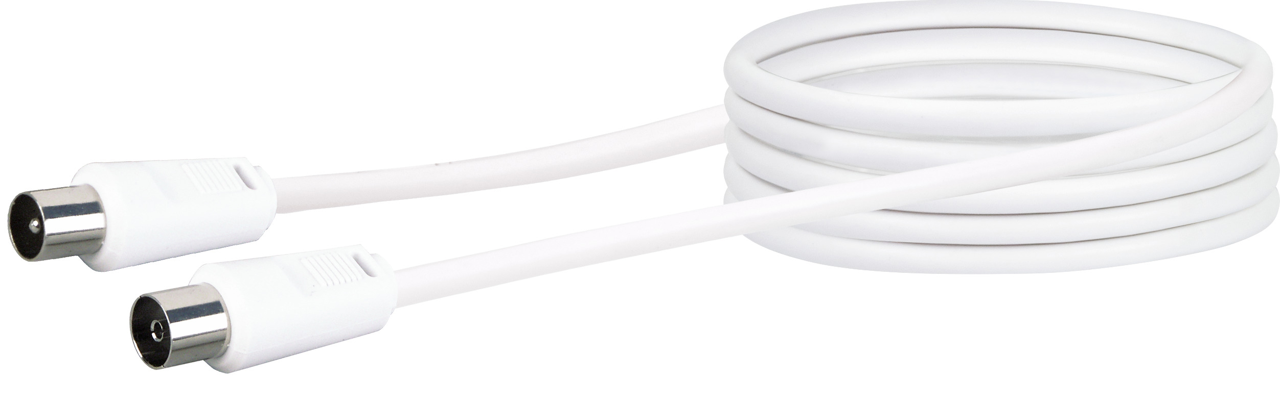 Schwaiger KVK30 3 meter IEC witte antenne aansluitkabel