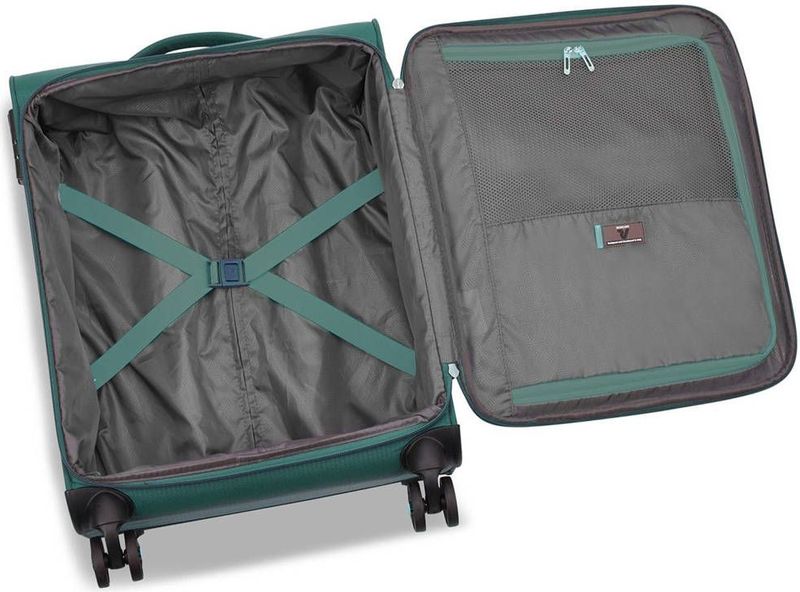 Roncato - Lite Soft - Cabin Trolley - Verde Bottiglia - Handbagage Koffer