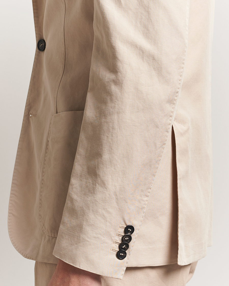 Incotex Unconstructed Chinolino Blazer Beige