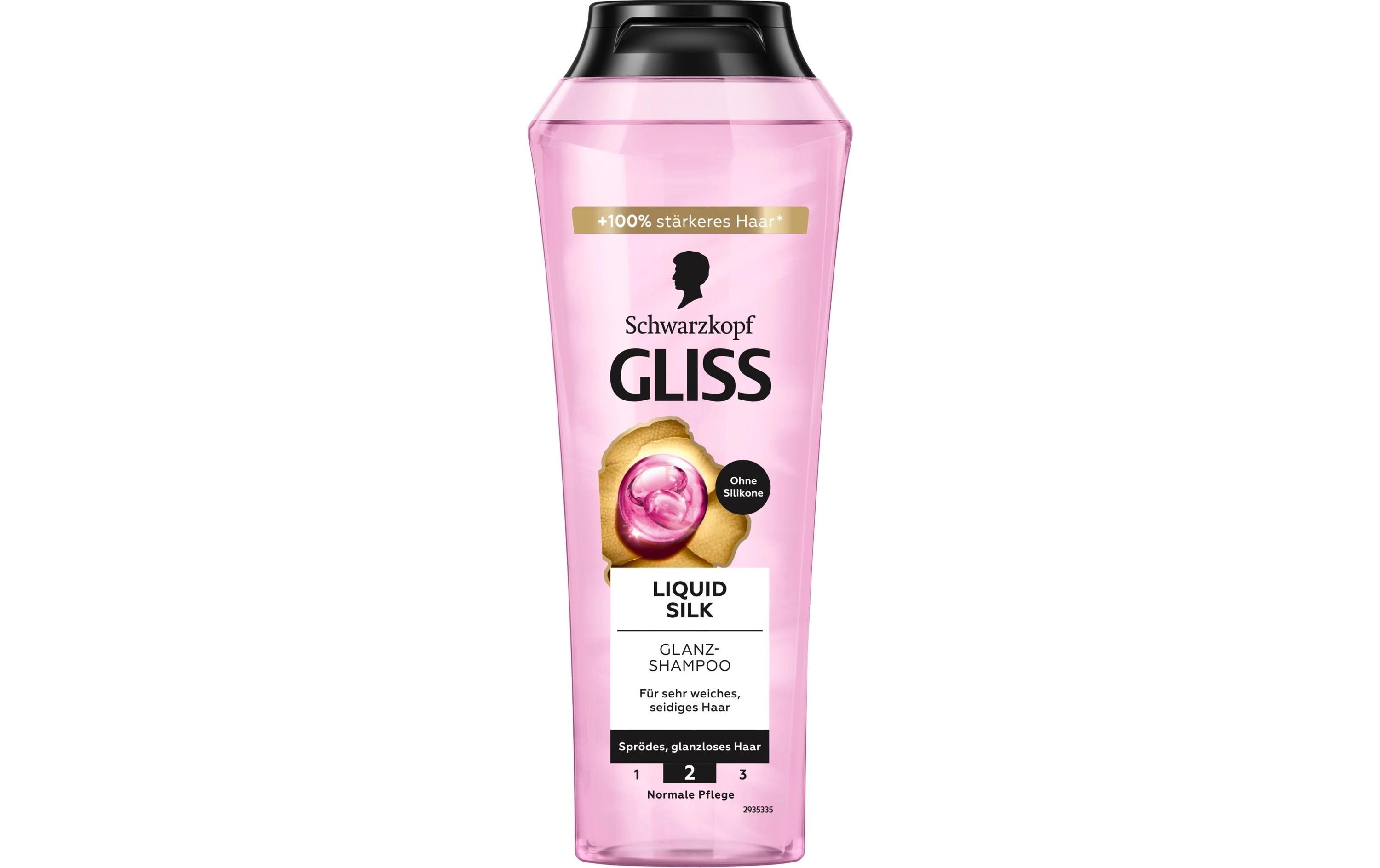 Shampoo Liquid Silk 250 mlHaarshampoo glättet die Haaroberfläche und verleiht Glanz und Geschmeidigkeit