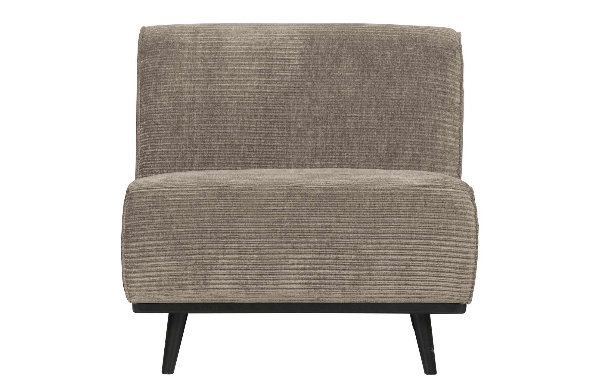 Statement 1-zits element brede platte rib clay