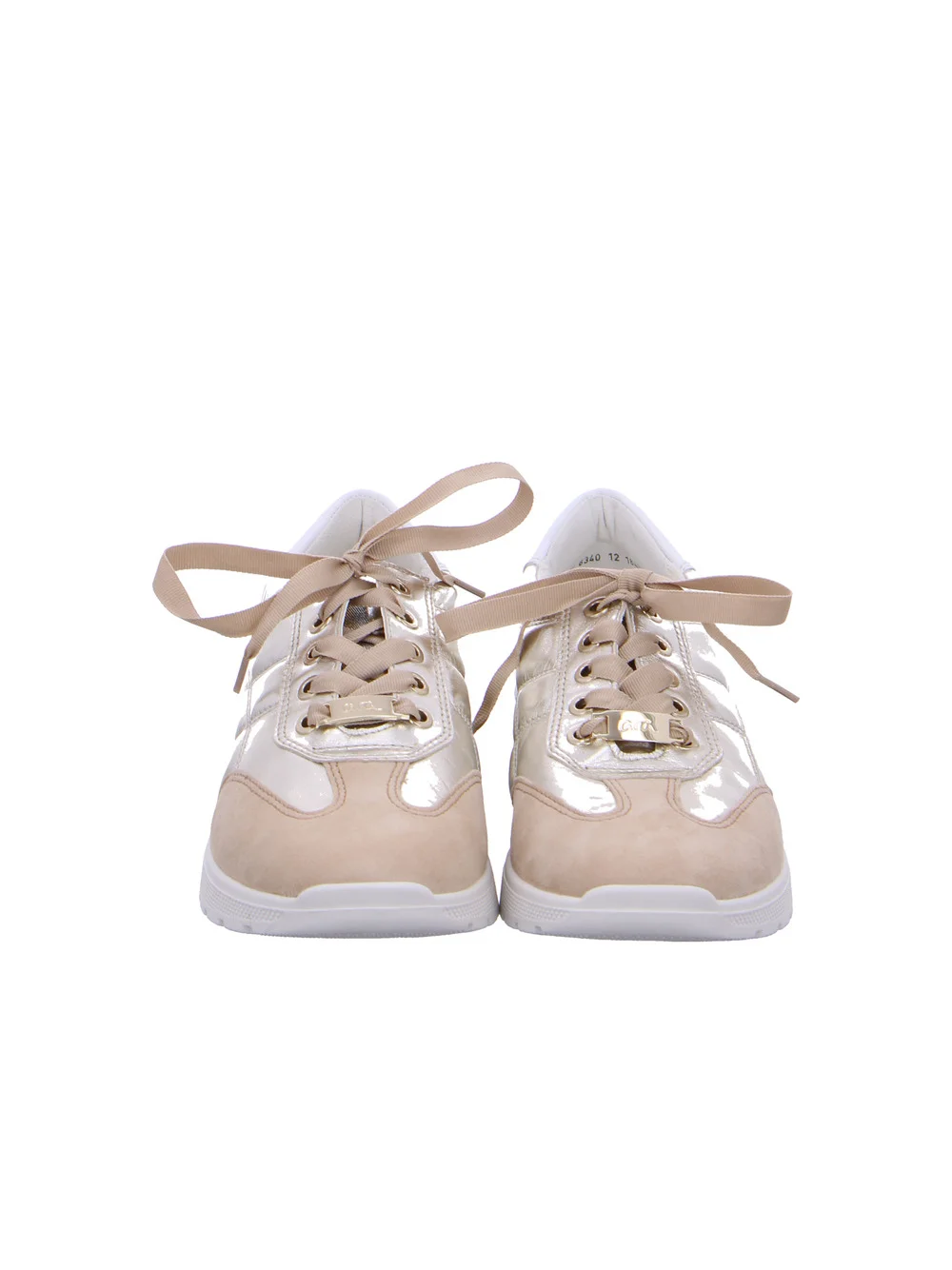 Sneaker Nepal camel weißgold