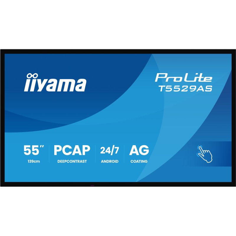 iiyama T5529AS-B1AG Écran d'affichage dynamique En forme de kiosk 138,7 cm (54.6