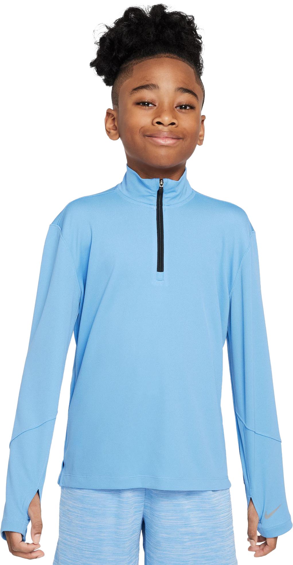 Multi UV Half Zip Gutt 489/Blue Beyond/Reflective Silver