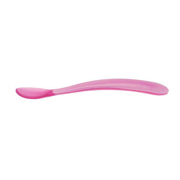 ChiccoChicco   langer Futterlöffel Silikon 6M+ Duopack pink