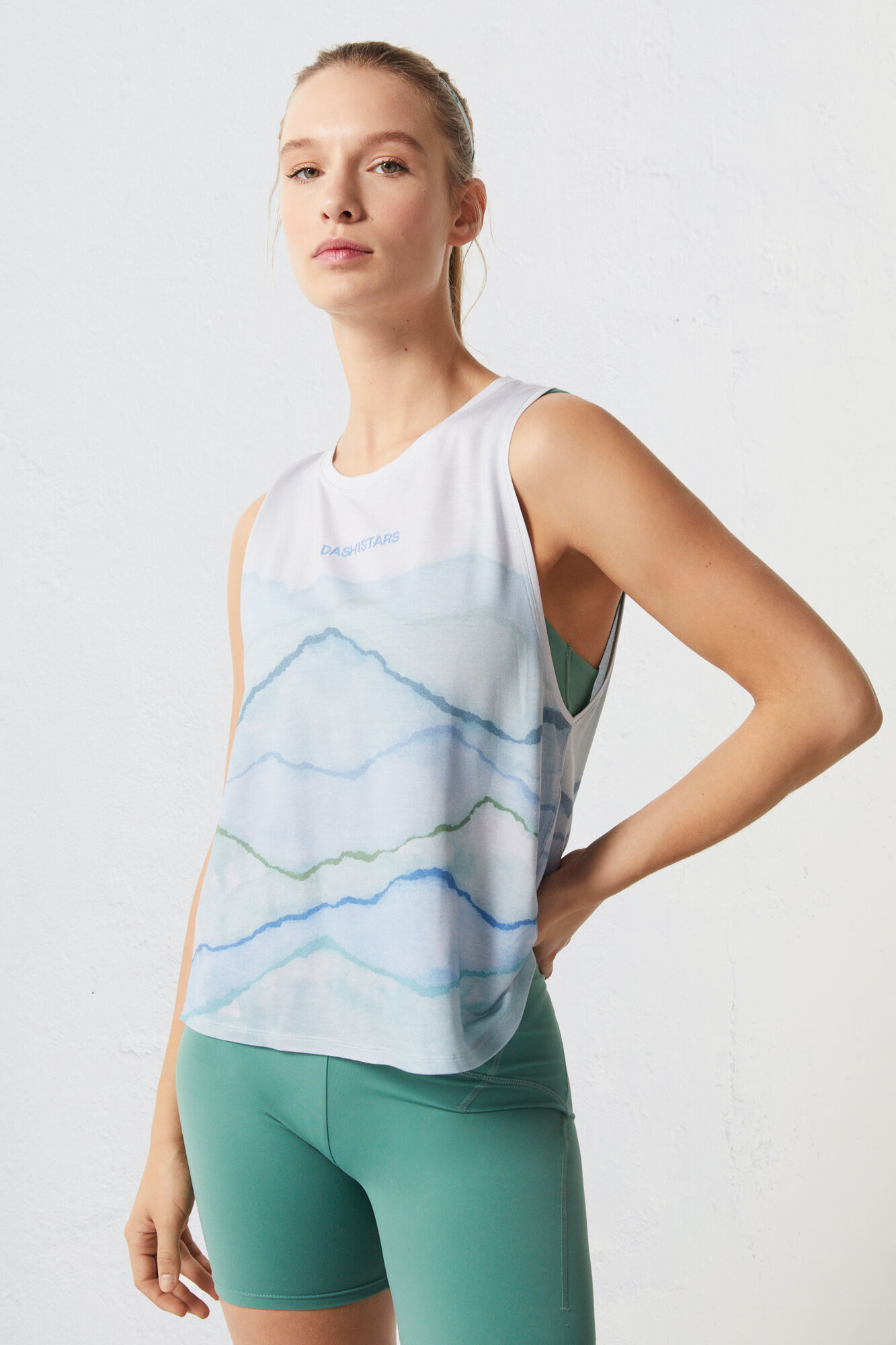 Regata estampada LENZING™ TENCEL™ - azul