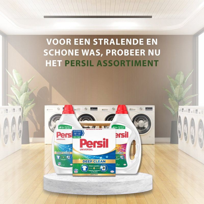 Persil Waspoeder - Wasmiddel - Witte Was - Grootverpakking - 90 Wasbeurten - Waspoeder - Wit